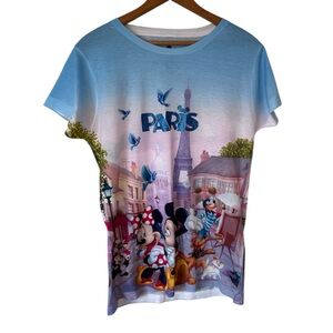 Disney Parks Paris Epcot World Showcase T Shirt Minnie Mickey Eiffel Tower